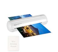 SINCHI A4 Laminator, 75-100-125 Micron, Thermal Laminating Machine with 10 Pouches, Jam Release Lever, 30-Min Auto Shut-Off, Easy One-Click Operation, Compact for Home, Office, and School