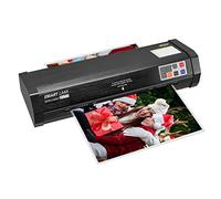 SINCHI Auto Sense A3 Laminator | 75-250 Micron, 4-Roller | 50s Warm-Up, 18s/Page | Never Jam, Heavy Duty | Thick Paper & Dark Print Compatible | Includes 10 Pouches | for Office & Education