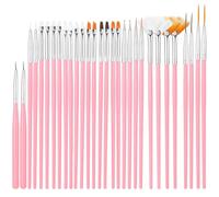 SinChic Cake Decorating Brushes,30 PCS Food Safe Baking Brush Tools Multiple Function Icing Pastry Brushing Fondant Cookie Painting Brushes Tools for Fondant and Cookie Decoration