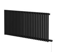 Sinclair Colore Horizontal Single Panel Electric Radiator | Matt Black | Mild Steel | 600mm x 1395mm