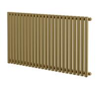 Sinclair Colore Horizontal Single Panel Radiator | Brushed Brass | Mild Steel | 600mm x 1195mm