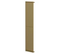 Sinclair Colore Vertical Single Panel Radiator | Brushed Brass | Mild Steel | 1800mm x 395mm