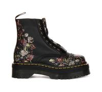 Dr. Martens Low Ankle Boots Sinclair Decayed Roses Classic Tumbled Nappa in Black 4
