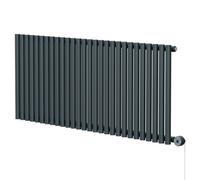 Sinclair Horizontal Digital Thermostatic Single Panel Electric Radiator | Anthracite | Mild Steel | 600mm x 1395mm