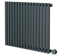 Sinclair Horizontal Digital Thermostatic Single Panel Electric Radiator | Anthracite | Mild Steel | 600mm x 795mm