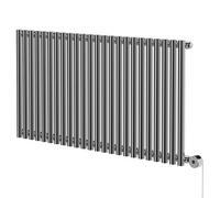 Sinclair Horizontal Digital Thermostatic Single Panel Electric Radiator | Chrome | Mild Steel | 600mm x 1195mm