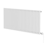 Sinclair Horizontal Digital Thermostatic Single Panel Electric Radiator | White | Mild Steel | 600mm x 1395mm