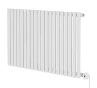 Sinclair Horizontal Digital Thermostatic Single Panel Electric Radiator | White | Mild Steel | 600mm x 995mm