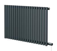 Sinclair Horizontal Single Panel Electric Radiator | Anthracite | Mild Steel | 600mm x 995mm