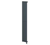 Sinclair Vertical Single Panel Electric Radiator | Anthracite | Mild Steel | 1800mm x 295mm
