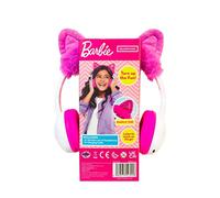 Sinco Creations Barbie Wireless Bluetooth Connectivity Built In Volume Control Fluffy Headphones