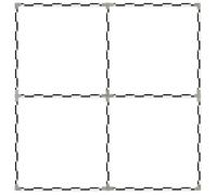 Sindutec Photo Scale for Surveying in Archaeology and Geology. Plug-in System Dibond Square Carreé Expandable from 100 cm x 100 cm (Connector Silver Grey, 4 Carreés 200 x 200 cm)
