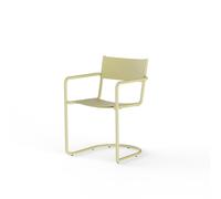 Sine Dining Chair with Armrests Yellow