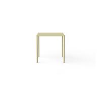 Sine Dining Table 75 x 75 cm Yellow
