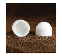 SINEKY 5/10/20/50pcs M3 M4 M5 M6 M8 M10 M12 M14 M16 M18 M20 M22 M24 Black White Dome Protection Cap Screw Covers Exposed Hexagon Plastic Nut Bolt(Color:White,Size:M20X30X40mm (5pcs))