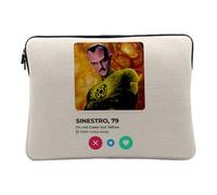 Sinestro Super Heroes Social Network Dating Love Comics Computer and Tablet Case Linen Look 12-13 Inches Protective Laptop Sleeve Printed in France