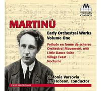 Sinfonia Varsovia:Hobson - Martinu: Early Orchestra Works Vol. 1
