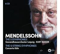 SINFONIEN 1-5/STREICHERSINFONIEN COLLECTOR'S EDITION 6CD NEW MENDELSSOHN