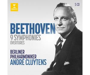 SINFONIEN 1-9/OUVERTÜREN - CLUYTENS,ANDRE/BP 5 CD NEW BEETHOVEN,LUDWIG VAN