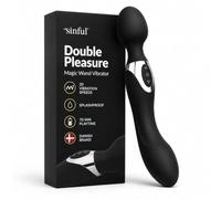 Sinful Magic Wand Vibrator - Double Pleasure Wand Adult Toy