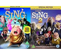 Sing 1-2 Complete Collection DVD - Sing, Sing 2 DVD - Illumination Presents Sing 1-2 Complete Collection DVD