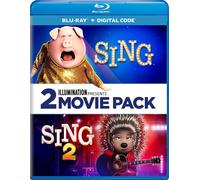 SING/SING 2 2-MOVIE COLLECTION (BLU-RAY/DIGITAL/2016/2021/2 DISC) NEW DVD