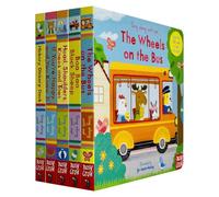 Sing Along With Me! Series 5 Books Collection Set By Yu-hsuan Huang(The Wheels on the Bus, Baa Baa Black Sheep, Head Shoulders Knees and Toes,If You're Happy and You Know It & Hickory Dickory Dock)