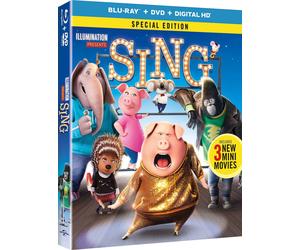 Sing (Blu-ray) Matthew McConaughey Reese Witherspoon Seth MacFarlane (US IMPORT)