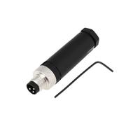 SING F LTD 1 Set M8 3 Pin Male Charging Connector 36V Solderless Crimp Compatible with Carrera Compatible with Raleigh