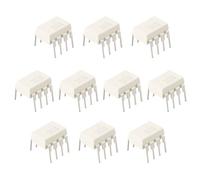 SING F LTD 10 Pcs Optocoupler IC DIP 8 Pin Compatible with 6N139 EL6N139S EL6N139 for CNC Controllers 3D Printing White