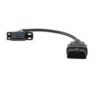 SING F LTD 16 Pin OBD2 Male to Female Cable for Car OBD2 Port 30cm 26AWG Black