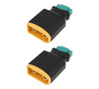 SING F LTD 2 Pack Compatible with XT90 Male to Compatible with Multiplex MPX Female Connector Adapter for RC LiPo Battery