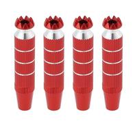 SING F LTD 2 Sets Aluminum Alloy RC Transmitter Stick Ends M3 Extended Joystick Controller Thumb Rocker Compatible with Futaba Compatible with Spektrum DX8 Red(30 x 8mm)