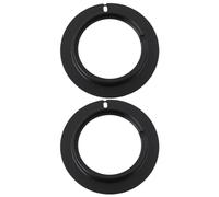SING F LTD 2pcs M42 Lens Mount Adapter M42-AF Compatible with Sony Alpha A Mount Black