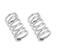SING F LTD 2Pcs Stainless Steel Tremolo Arm Tension Springs 18.5x28.5x13.3mm Compatible with Bigsby Electric Guitar Bass, Silver