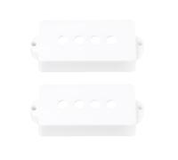 SING F LTD 2pcs White Bridge Neck Pickup Covers 67.8x27.8x15mm Compatible with Fender Precision Bass