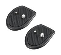 SING F LTD 2X Tripod Quick Release Plate with 1/4" Mounting Screw 27x27mm Compatible with Amazon Basics Lightweight 50-Inch Tripod