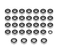 SING F LTD 32 Pcs Sealed Bearings Kit 5x11x4mm 5x8x2.5mm 6x12x4mm Replace OEM 56368 Compatible with Tami-ya Scania 770S 6x4