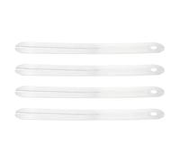 SING F LTD 4 Pack Stainless Steel Guitar Fret Chip Stopper Plate 132 x 18 mm Guitar Fret Wire Fingerboard for Electric Guitar and Bass Luthier Removal Guitar Frets Repair Tools
