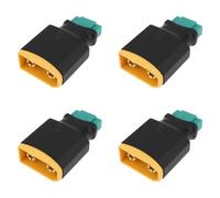 SING F LTD 4 Pack XT90 Male to MPX Female RC Connector Adapter Compatible with XT90 and Multiplex MPX LiPo Battery