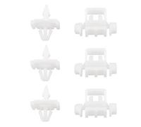 SING F LTD 60pcs Car Side Panel Clip Buckle A0019885181 A0019884981 Door Side Trim Moulding Fasteners Compatible with Mercedes Benz Sacco 190 W201 W124