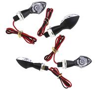 SING F LTD Motorcycle Turn Signal Mini Eye LED Indicator Arrow Indicators E-Marked Universal Lamp for Harley