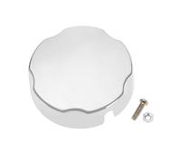 SING F Pop Up Bath Control Knob Bathtub Drain Rotating Knob Bathtub Drain Overflow Cover Knob Chrome Plastic Up Bath Plug Knob Bathtub Drain Accessories, (338-HPW)