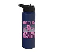 Sing It Like You Mean It Karaoke Stainless Steel Insulated Water Bottle
