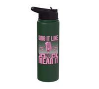 Sing It Like You Mean It Karaoke Stainless Steel Insulated Water Bottle