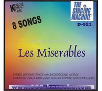 Sing the Hits Of Les Miserables Karaoke Audio CD with Lyric Sheet