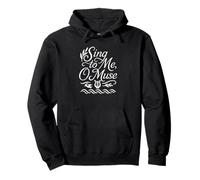 Sing to Me O Muse Greek Epic Poetry Lyre Pullover Hoodie