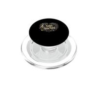 Sing Together Choir Singer Music Notes Heart PopSockets PopGrip for MagSafe