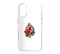 Sing Your Heart Out Retro Pin Up Illustration Art Case for iPhone 17
