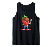 Sing Your Heart Out with This Berry Star for Fruits Lovers Tank Top